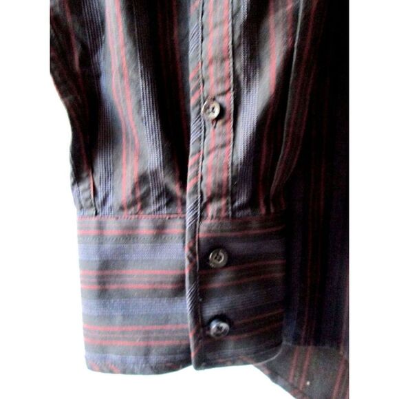 KENNETH COLE NEW YORK MENS BUTTON FRONT DRESS SHIRT MULTI COLOR SIZE XL MSRP $89 - Picture 4 of 12